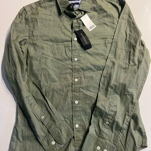 Banana Republic Olive Button-Down Shirt
